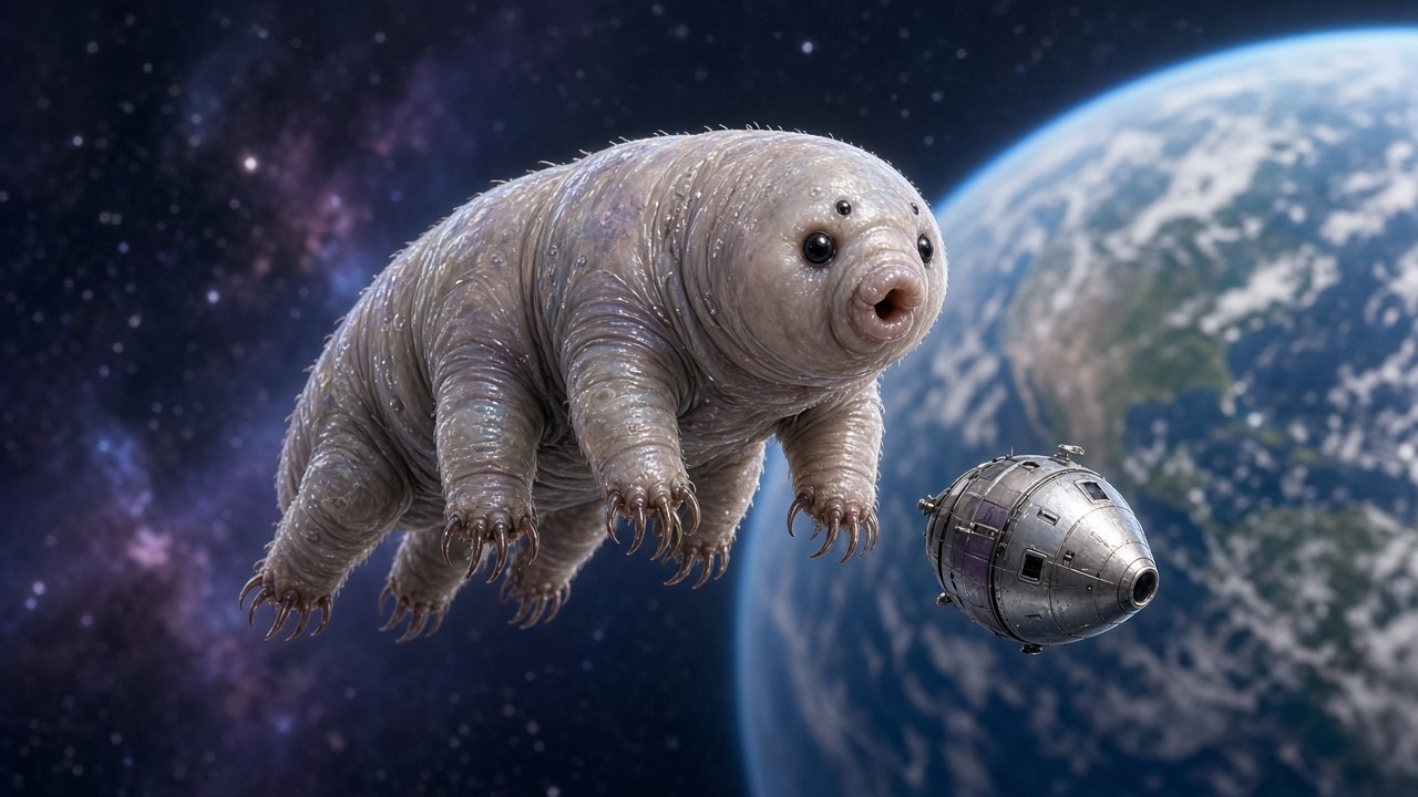Un animal de medio milímetro sobrevivió al vacío del espacio
